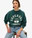 Superdry Sweatshirt imprimé oversize Athletic Essentials Vert Taille : 42