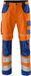 KÜBLER PSA REFLECTIQ 22078340 Hi Vis Reflecterend Werkbroek HEREN Veiligheidsbroek Oranje Blauw - Met Kniezak - Maat 60