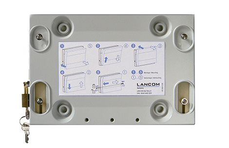 Lancom Wall Mount Rail - White