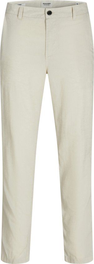 Jack & Jones JPSTACE SUMMER LINEN BLEND Tapered Fit Chinobroek W28 X L32 Feather Gray