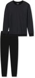 Uncover by Schiesser Schiesser UNCOVER Heren Pyjamaset - zwart