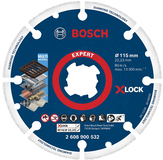 Bosch Cutting Disc - 11.5 cm - Flat Centre - Stainless steel, Steel - 13300 RPM - 1 pc(s)