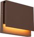 Lucide LOMAR - Lampe murale Intérieur/Extérieur - LED - 1x6W 2700K - IP54 - Brun rouille - Essential