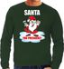 Bellatio Decorations Shoppartners Bv Santa for president Kerst sweater groen voor heren - Kerstkleding / Christmas outfit XXL