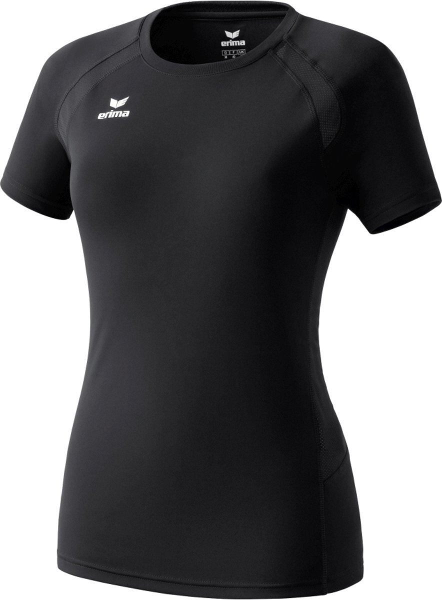 Erima Performance T-Shirt - T-Shirt - Dames - Maat 34 - Zwart