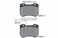TEXTAR Jeu de plaquettes de frein 2485201