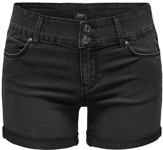 Only Black Dames M ONLCARMEN REG SHORTS WIDE WB DNM PI 15243798