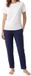 Schiesser Dames pyjama Mix & Relax blauw / crème