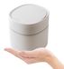 Petite poubelle avec couvercle, 2,2 litres, beige, pour le plan de travail