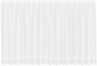 vidaXL Lacegordijn Wit 160 x 400 cm Polyester