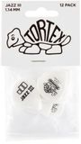 Dunlop Jim Dunlop Tortex Pitch Black Jazz III Plectrums - 1.14 mm - Player's Pack (12 stuks)