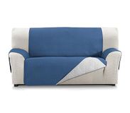 Martina Home Bankovertrek Milano voor 4-zits, XL, grijs/blauw