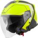 Bogotto H586 BT Illus Zwart Geel Bluetooth Jethelm - Helm