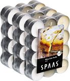 Spaas Bougies parfumées - 72x - White Cake Vanilla - 4,5 heures de combustion - bougies parfumées