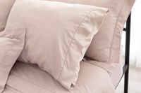 Fantasy Sateen Modern taupe beddengoed 105-180 x 280 cm + kussensloop 50 x 125 cm