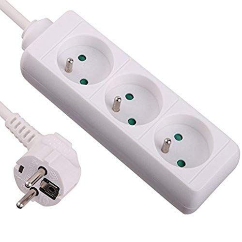 Electraline Aline Basic - Stekkerdoos - 3-voudig - 1.5 m - Wit