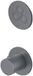 Hotbath Cobber PB7039 inbouw thermostaat met 3 pushbuttons (afbouwdeel) Chroom