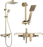 REA Bravo Regendouche Geborsteld Goud 105cm