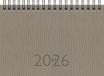 rido/idé Zakagenda Mod. TM 17/contacter 2026 | A6 liggend, kunstleer, grijs