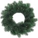Merkloos Kunst kerstkrans blauwgroen 35 cm