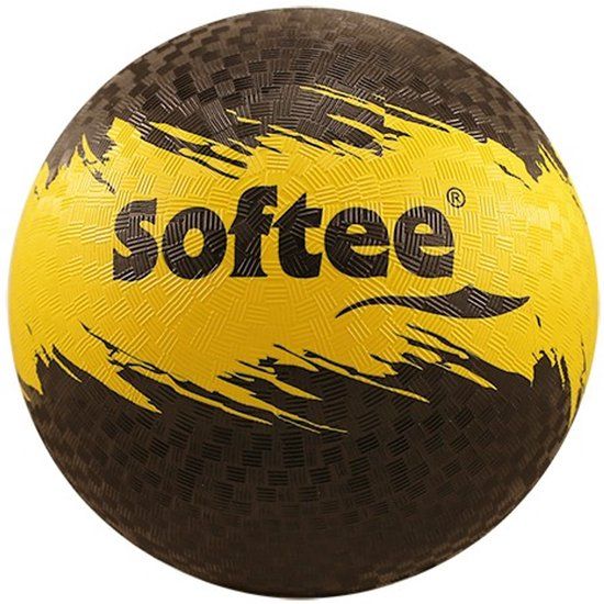 Softee Rubberen bal Black/Amarillo - UNI