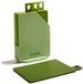 Muitomas Set de planches à découper - 4 planches à découper - Coins antidérapants - Hygiénique et résistant au lave-vaisselle - Vert