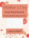 Mother's Day Cozy Word Search Puzzle Book for Adults