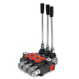VEVOR Hydraulische Directionele Controleklep 11 gpm 3 Spoel, Hydraulische Afvoerklep Dubbele Effect Cilinder, Hydraulisch Richtingsventiel Meerdere Manieren Controle, Tractoren