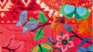 HIP Serviette de plage "mandala's et fleurs" - Multi - (100x180 cm) - Velours de coton