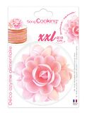 SCRAP COOKING Eetbare decoratie, bloem Azyme Rose, XXL