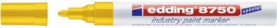 edding Paintmarker 8750 Industrie 2-4mm Geel | 10 stuks