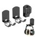 Support de casque - Support de casque - Support de casque - Sans perçage - Noir - 3 pièces - Pour bureau et mur