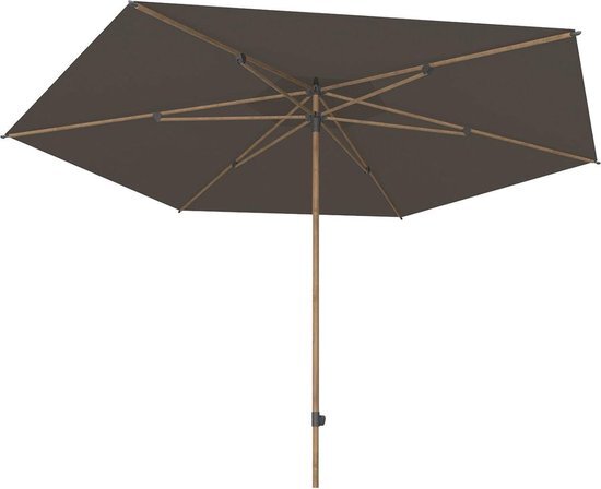 4 Seasons Outdoor 4-Seasons stokparasol Azzurro 300 cm - Woodlook/charcoal