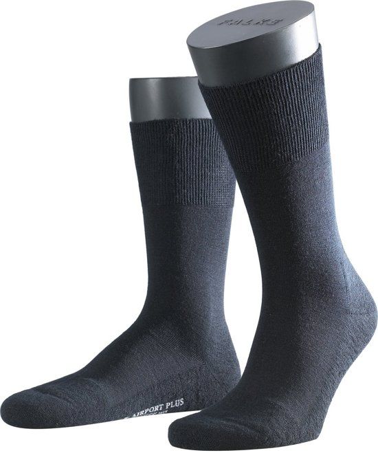 FALKE Airport Plus 14403 Sportsokken Heren Dark Navy 45-47