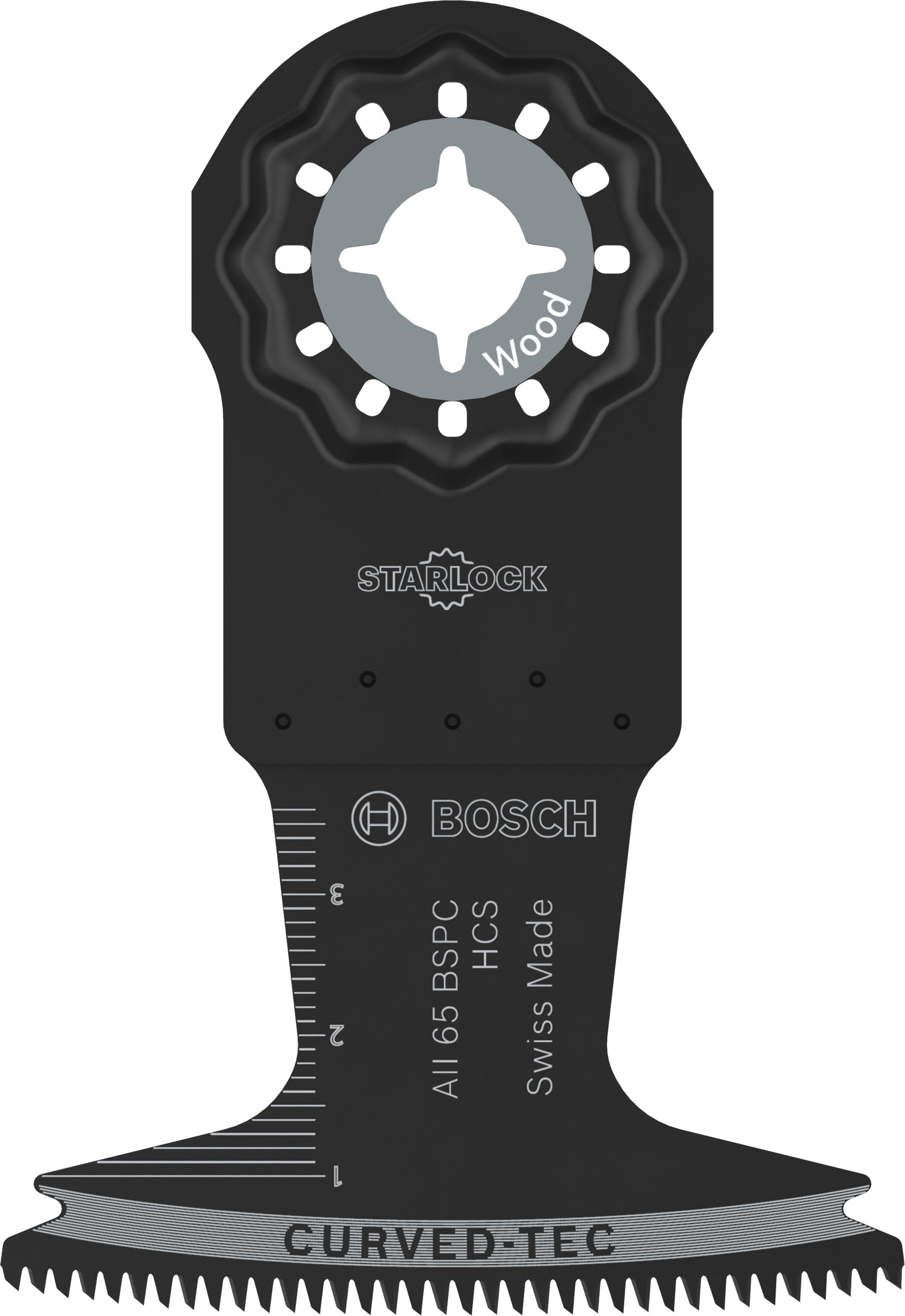 Bosch Accessoires Wood zaagblad AII 65 BSPC | Starlock | 65 x 40 mm | 5 stuks - 2608669259