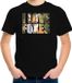 Bellatio Decorations Shoppartners Bv Tekst shirt I love foxes met dieren foto van een vos zwart voor kinderen - cadeau t-shirt vossen liefhebber - kinderkleding / kleding 122/128