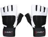 HMS Teko Sp. z o.o. HMS RST04 Serie - Fitness Handschoenen - Wit-Zwart - Siliconen Grip - Polsstabilisator
