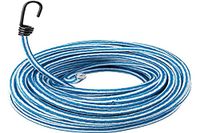 Provence Outillage 5481 rubberen touw/rubberen spanner, 10 m, 8 mm diameter, incl. 20 haken, diverse kleuren