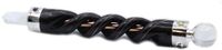 Spiraal awgifts Helende toverstaf met spiraalvormig snijwerk - Koperen buis, bergkwarts