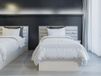 Italian Bed Linen Dekbedovertrek, vuurvast, voor de winter, wit