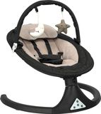 Novi Baby® Nola Swing Wipstoel - Schommelstoel - Bouncer - Zwart Melange/Beige
