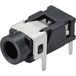 TRU COMPONENTS TC-9465732 Jackplug 3,5 mm Bus, montage horizontal Nombre de pôles: 3 Stéréo Noir 1 pièce(s)