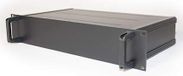 RS PRO 19 inch rack behuizing 2U zwart, 425 mm x 425 mm x 84 mm