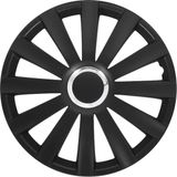 Autostyle Wieldoppen Spyder 14 Inch Abs Zwart Set Van 4