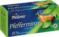 MEßMER thé aux herbes menthe poivrée frais et épicé, 25 sachets de thé - boîte 12 x 56 g