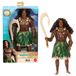 Mattel Disney Vaiana Maui Pop met outfit die aan en uit kan en 4 accessoires