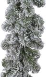 Everlands guirlande de pins - vert avec neige - 270 cm