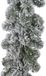 Everlands guirlande de pins - vert avec neige - 270 cm