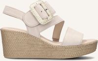 Gabor 771 Sandales - Talon compensé - Femme - Beige - Taille 40