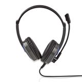 Nedis Gaming Headset - Over-Ear - Stereo - 2x 3.5 mm - Black